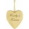 Family is Forever Heart Charm