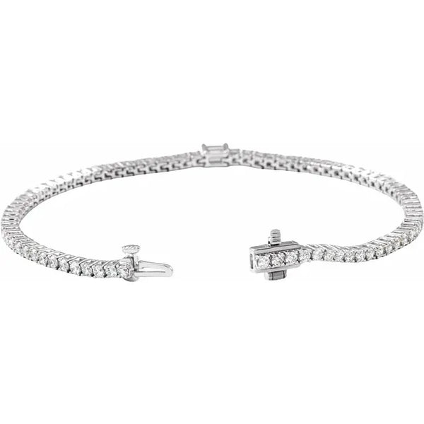 Lab-Grown Diamond Tennis Bracelet