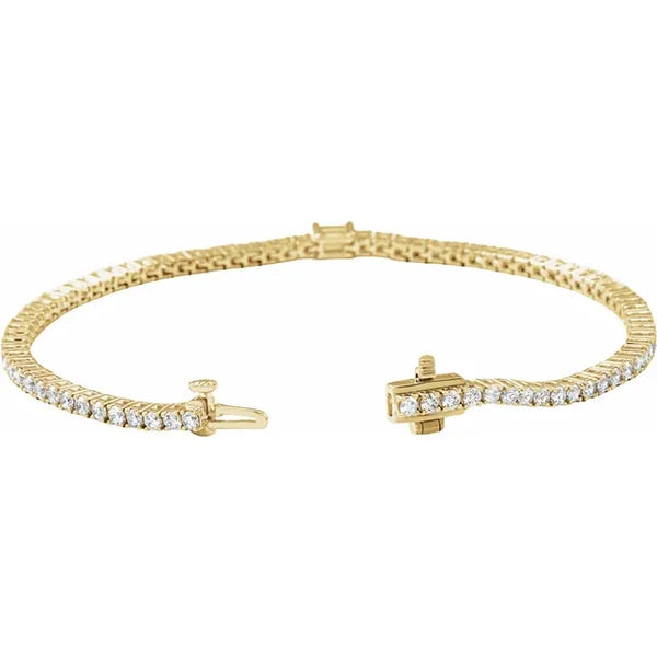 Lab-Grown Diamond Tennis Bracelet
