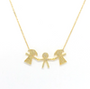 Two Girls One Boy Necklace