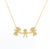 Two Girls One Boy Necklace