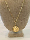 Paperclip Charm Necklace - Long