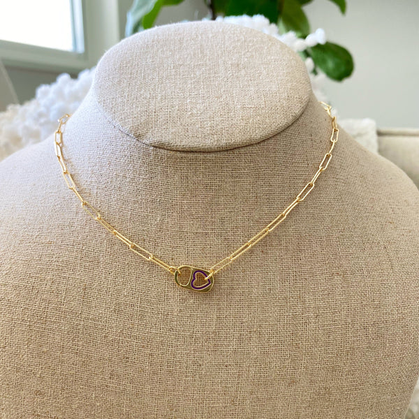 Paperclip Mini Soda Cap Necklace