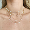 White Crystal Tennis Choker