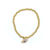 Sophie Elastic Bead Bracelet with Charm
