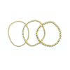 Sophie Elastic Bead Bracelet with Charm