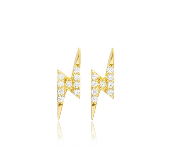 Lightning Stud Earrings