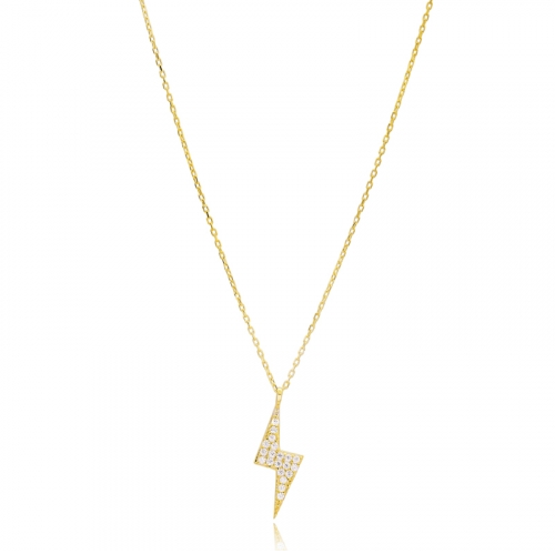 Lightning Pendant Necklace