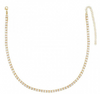 White Crystal Tennis Choker