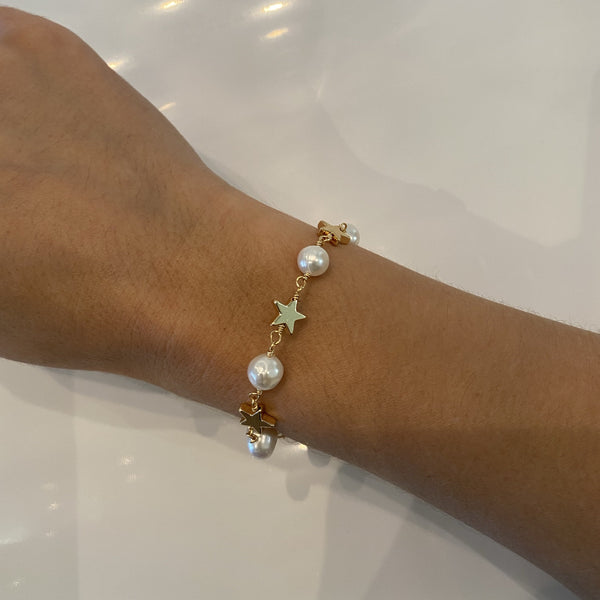 Stars & Pearls Bracelet