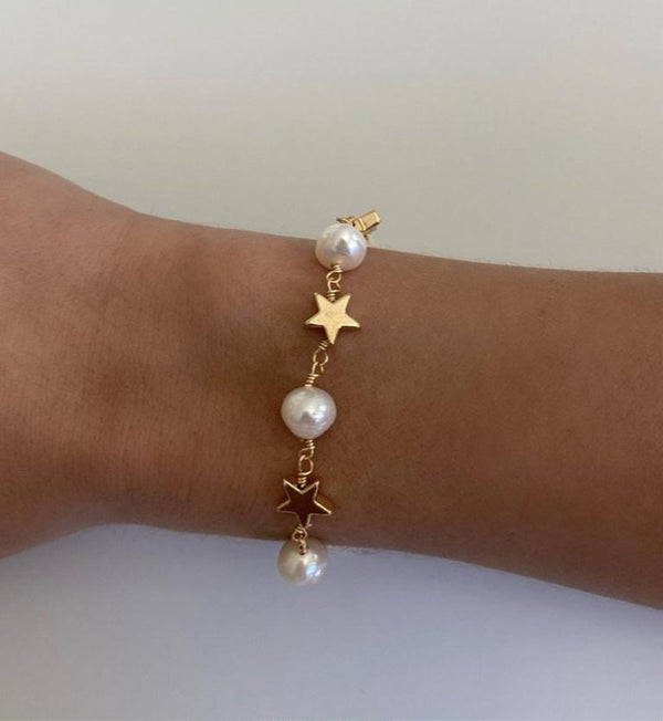 Stars & Pearls Bracelet