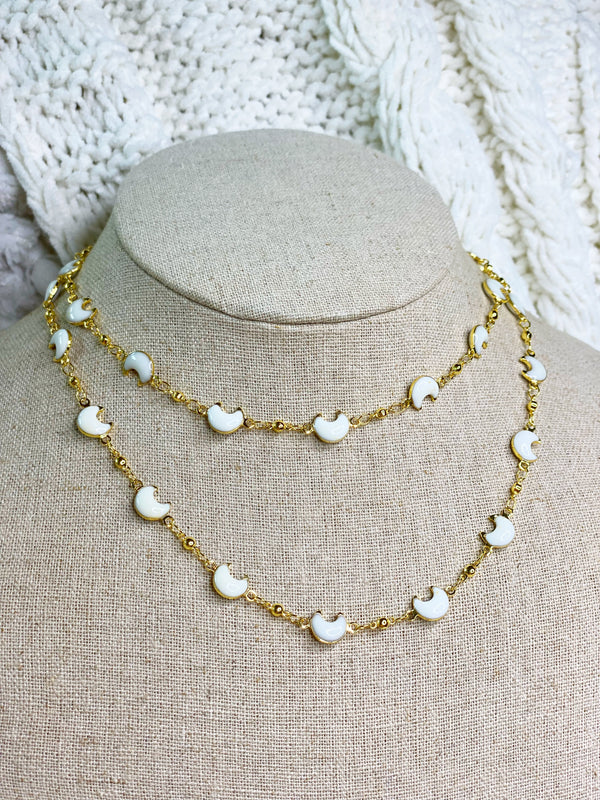 Moon Pearl Necklace