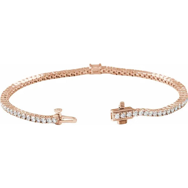 Lab-Grown Diamond Tennis Bracelet
