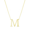 Large Initial Necklace