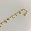 Moroccan Moon Anklet