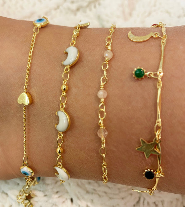 Moon Pearl Anklet